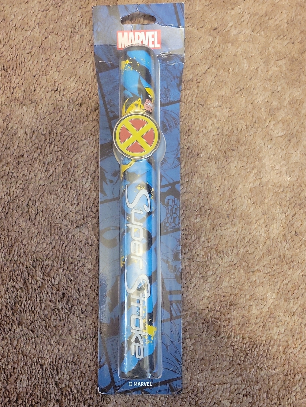 Marvel SuperStroke Wolverine Tour 2.0 - Blue and Yellow Putter Grip